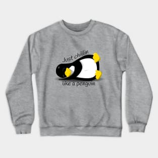 Chillin Penguin Crewneck Sweatshirt